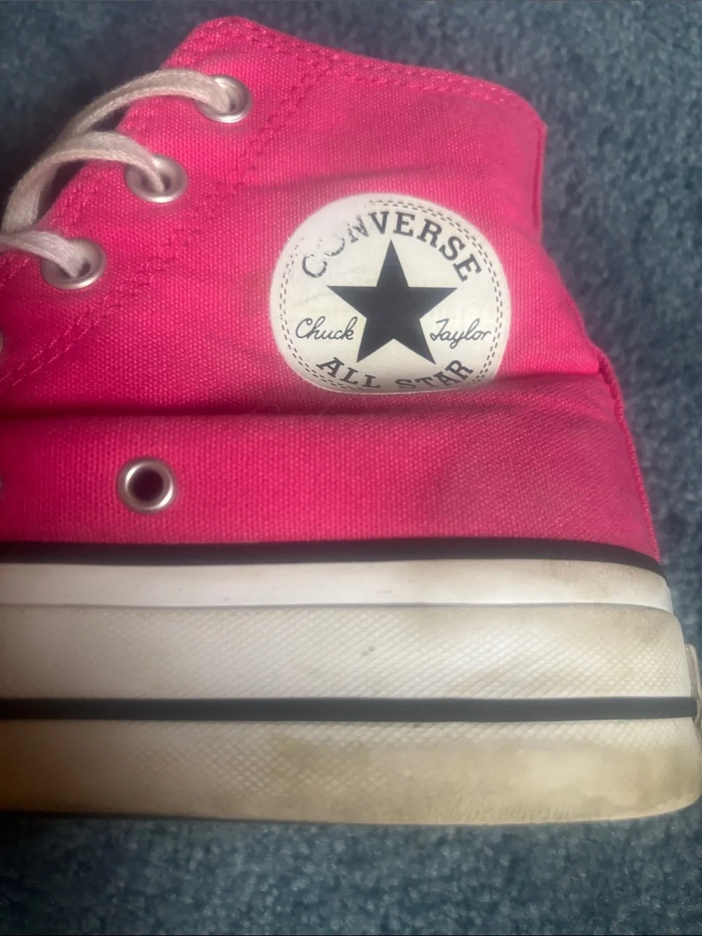 Converse Kids Hot Pink High-Top Sneakers